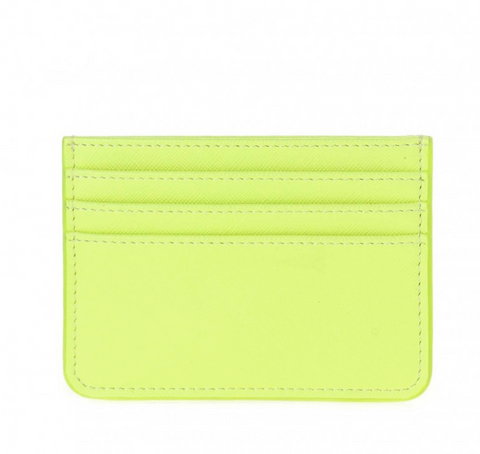 Neon Yellow Card Case