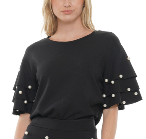 Pearls & Ruffles Blouse