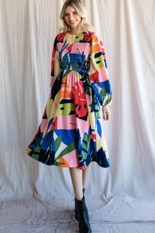 Tropicaleo Leaves Dress
