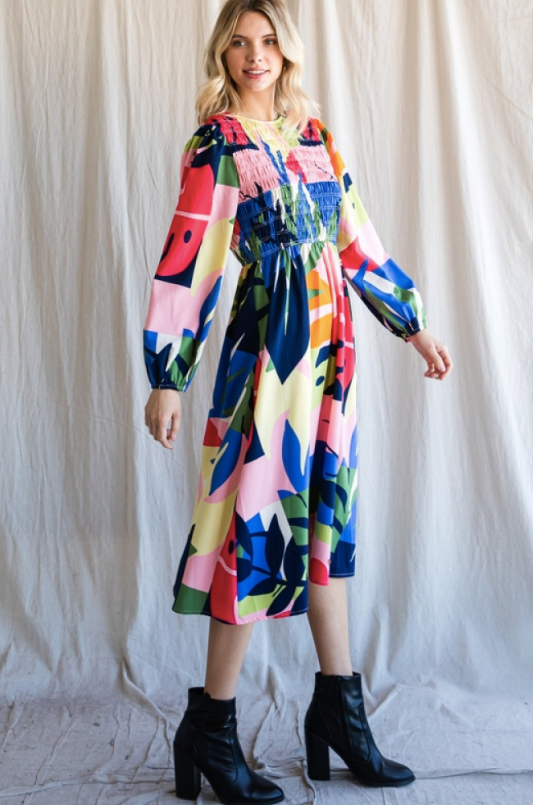 Tropicaleo Leaves Dress