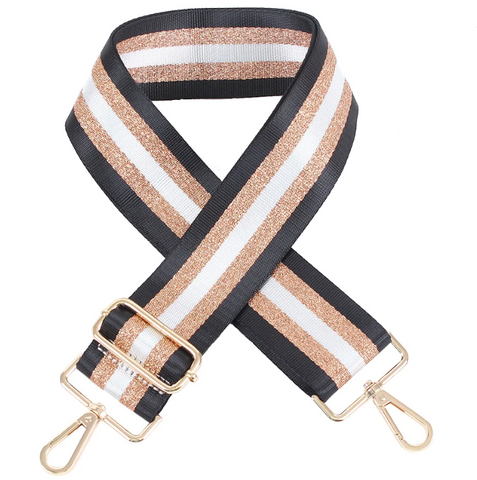 Rose Gold & Black Strap