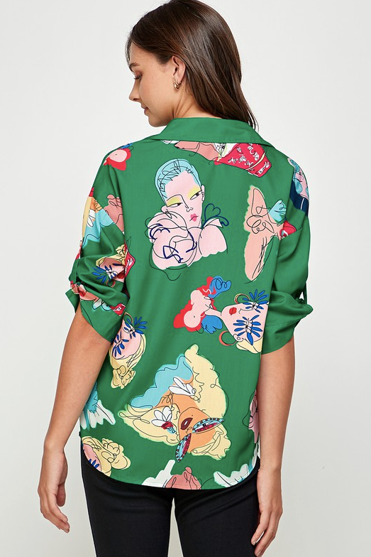 Women Empower Printed Blouse