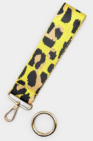 Yellow Leopard Keychain