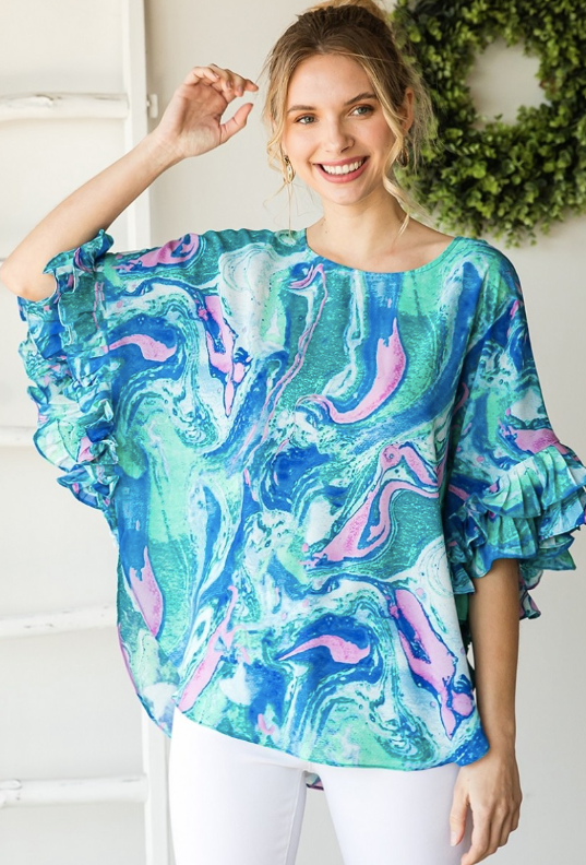 Turquesa Waters Blouse