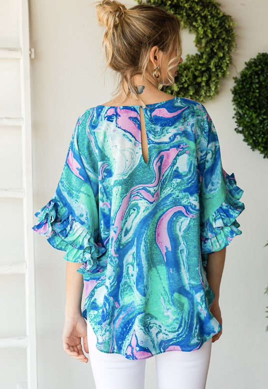 Turquesa Waters Blouse