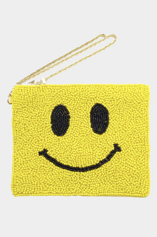 Smiley Wristlet