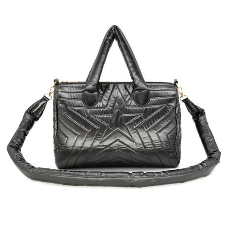 Black Star Puffy Crossbody/Duffle