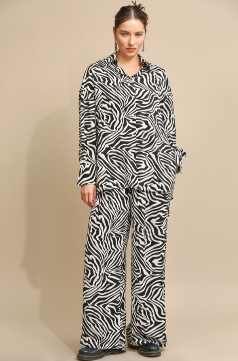 Black Zebra Bottoms