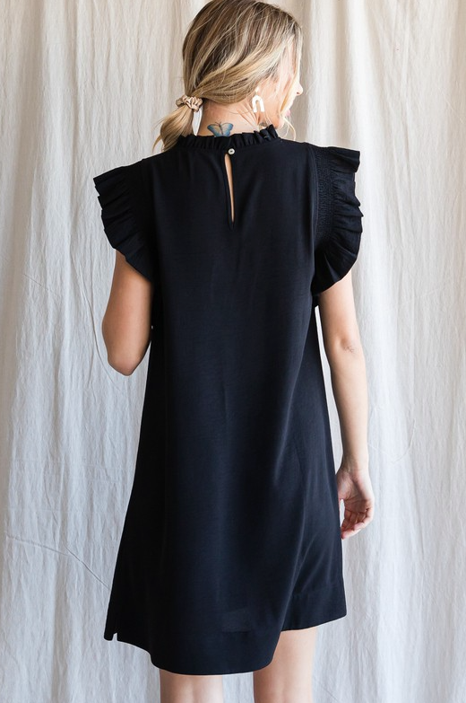 Black Ruffle Dress