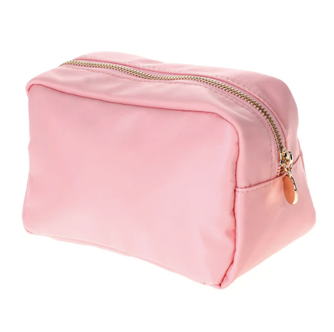 Blush Nylon Cosmetic Bag
