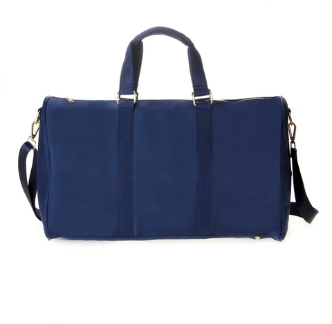 Navy Nylon Traveler Duffle Bag