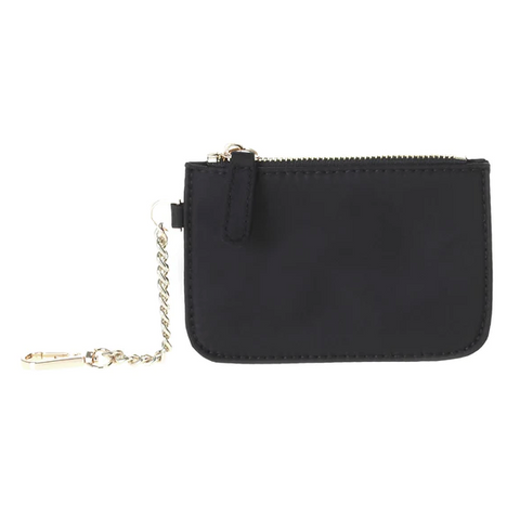 Black Nylon Keychain Wallet
