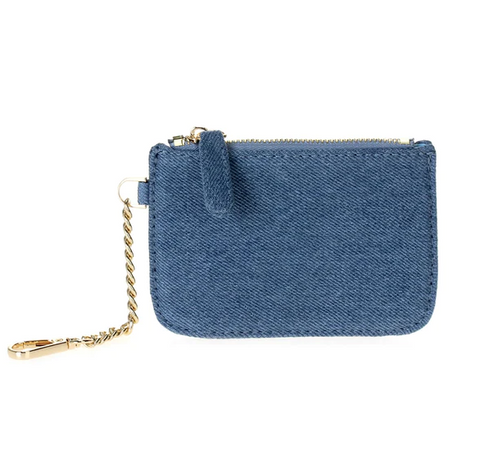Denim Keychain Wallet