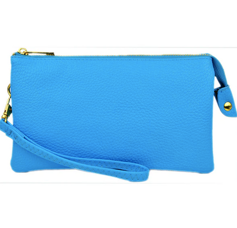 Electric Blue Crossbody/ Wrislet (NO MONOGRAM)