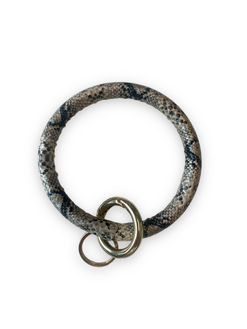 Classic Snakeprint Keychain