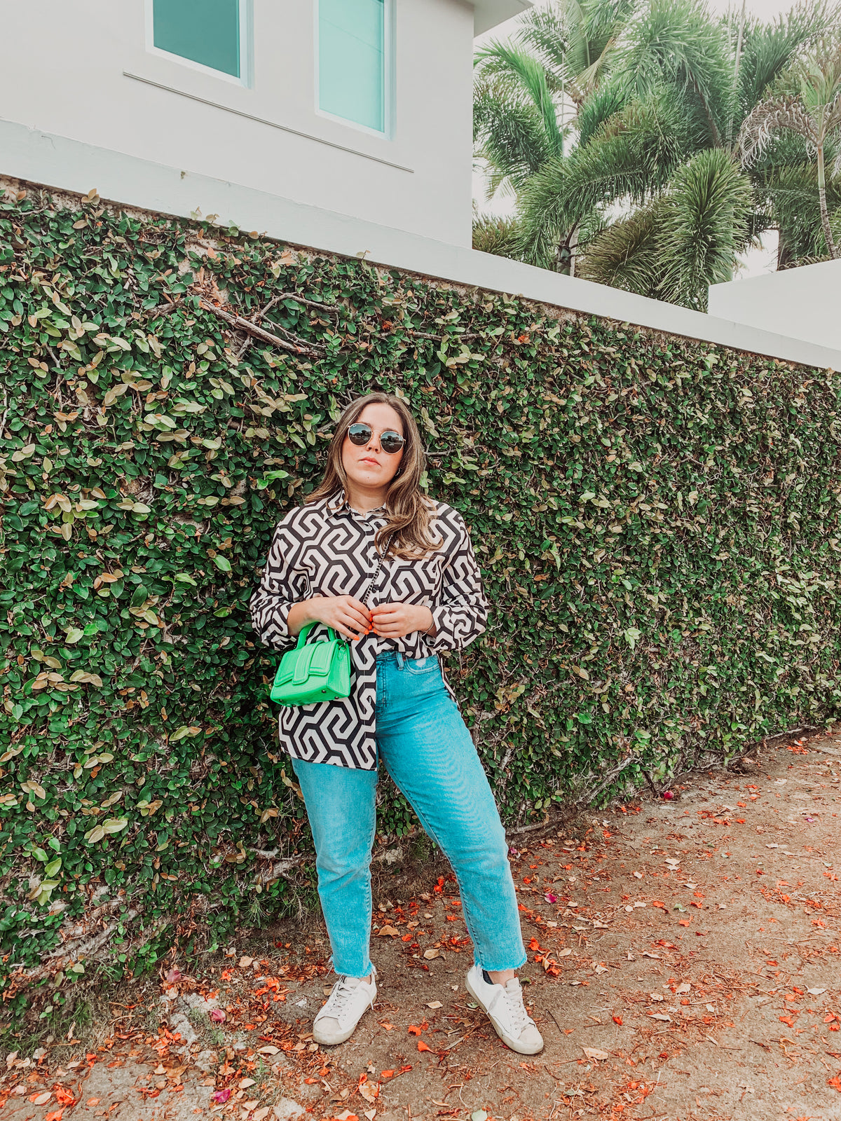 Zebra Geo Mix Top