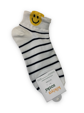 Smiley Striped Socks